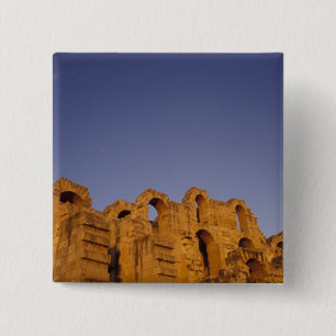 Afrika, Tunesien, El Jem. Ruinen eines römischen Button