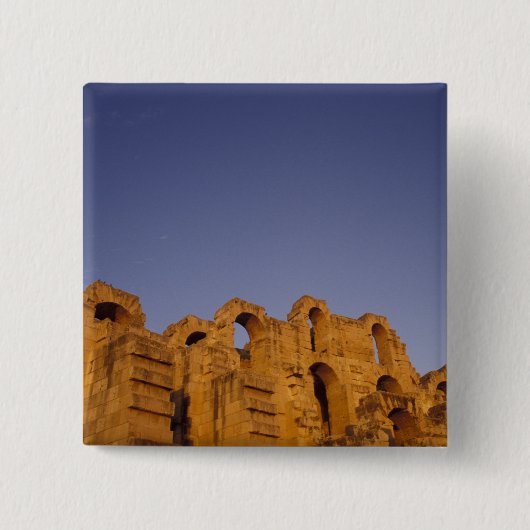 Afrika, Tunesien, El Jem. Ruinen eines Römischen Button (Vorderseite)