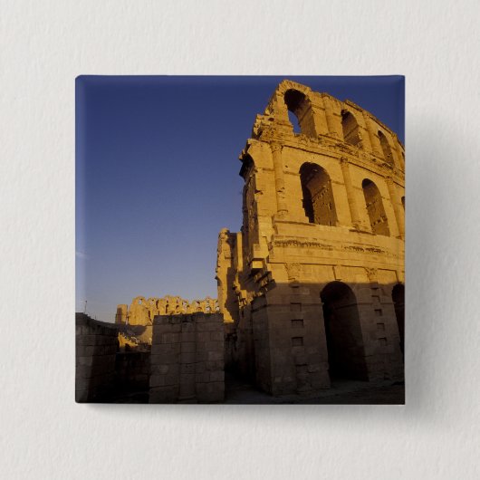 Afrika, Tunesien, El Jem. Ruinen eines Römischen Button (Vorderseite)