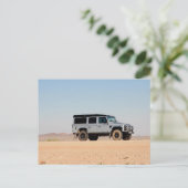 Afrika überlandet 4x4 Road Trip Fahren Namibia Postkarte (Stehend Vorderseite)