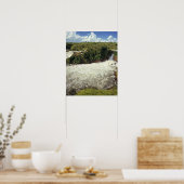 Afrika, Uganda, Murchison Falls NP. Der Schnee Poster (Küche)