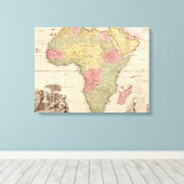 Afrika um 1725 leinwanddruck (Insitu (Holzboden))