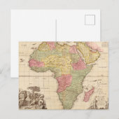 Afrika um 1725 postkarte (Vorne/Hinten)