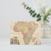Afrika um 1725 postkarte (Stehend Vorderseite)