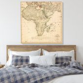 Afrika und Asien Leinwanddruck (Insitu (Schlafzimmer))