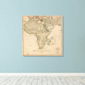 Afrika und Asien Leinwanddruck (Insitu (Holzboden))