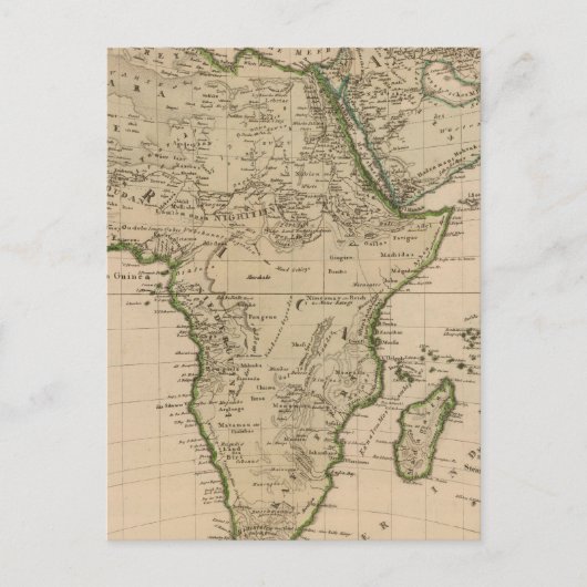Afrika und Asien Postkarte (Vorderseite)