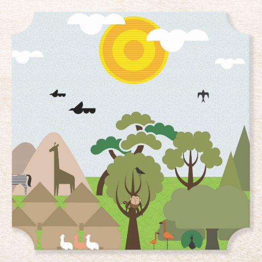 Afrika Untersetzer (Vorderseite)