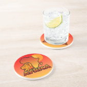 Afrika-Untersetzer Sandstein Untersetzer (Seite)