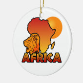 Afrika-Verzierung Keramik Ornament (Links)