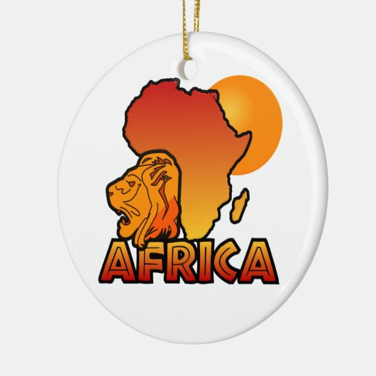 Afrika-Verzierung Keramik Ornament (Links)