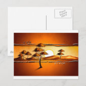 Afrika - Vintage Stilgeschenke 11 Postkarte (Vorne/Hinten)