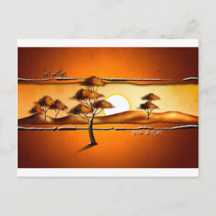 Afrika - Vintage Stilgeschenke 11 Postkarte