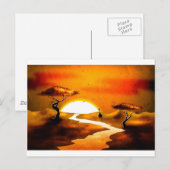 Afrika - Vintage Stilgeschenke 13 Postkarte (Vorne/Hinten)