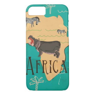 Afrika Vintage Travel Poster erleben Case-Mate iPhone Hülle