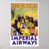 Afrika von Imperial Airways Poster (Vorne)
