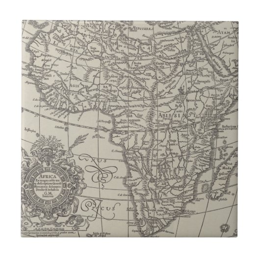 Afrika vor Stanley Fliese (Vorderseite)