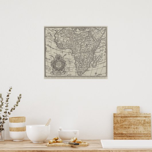 Afrika vor Stanley Poster (Küche)