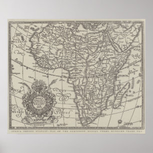 Afrika vor Stanley Poster