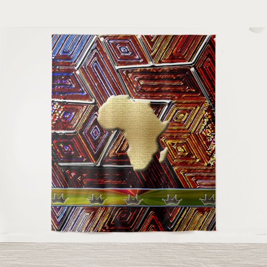 Afrika Wandteppich (Vorderseite)