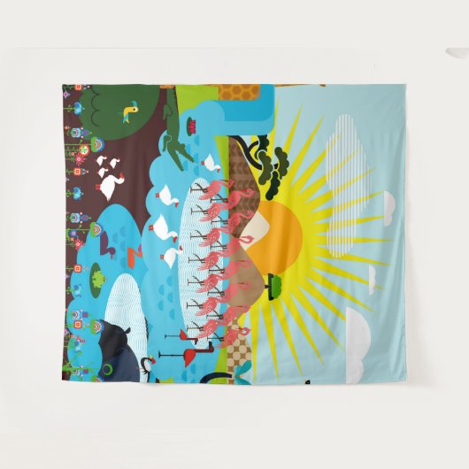 Afrika Wandteppich (Vorderseite (Horizontal))