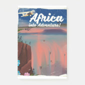 Afrika-Wasserfall-Abenteuerposter Post-it Klebezettel (Vorderseite)