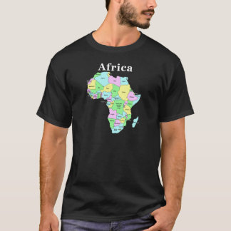 Afrika - (weißer Text für dunkle Einzelteile) T-Shirt