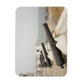 Afrika, Westafrika, Ghana, Elmina. Kanonen schütze Magnet (Vertikal)
