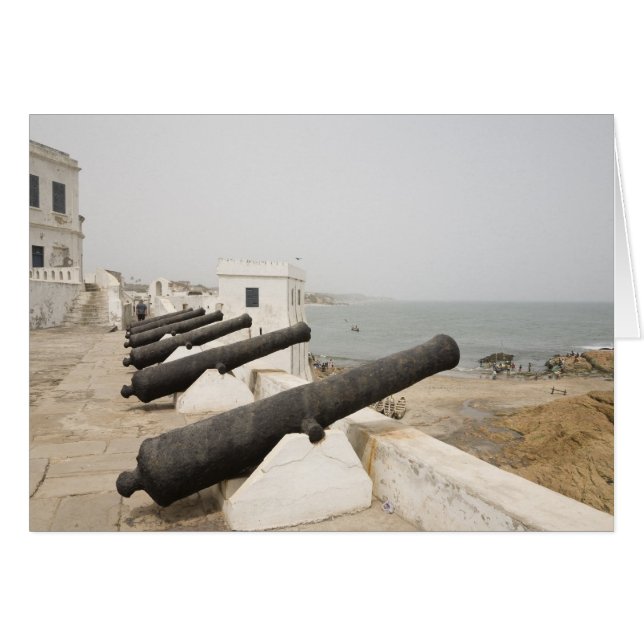 Afrika, Westafrika, Ghana, Elmina Kanonenkarte (Vorderseite (Horizontal))