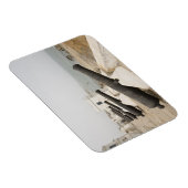 Afrika, Westafrika, Ghana, Elmina Kanonenkarte Magnet (Rechte Seite)