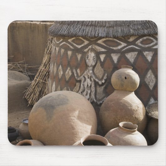 Afrika, Westafrika, Ghana, Sirigu. handgefertigt Mousepad (Vorne)