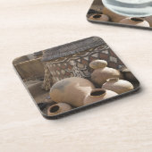 Afrika, Westafrika, Ghana, Sirigu. handgefertigt Untersetzer (Linke Seite)