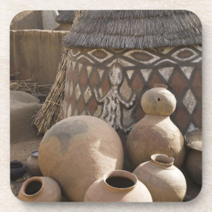 Afrika, Westafrika, Ghana, Sirigu. handgefertigt Untersetzer