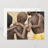 Afrika, Westafrika, Ghana, Yendi. Nah-up-Aufnahme Postkarte (Vorne/Hinten)