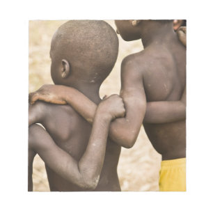 Afrika, Westafrika, Ghana, Yendi. Nahaufnahme Notizblock
