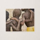 Afrika, Westafrika, Ghana, Yendi. Naher Schuss Puzzle (Horizontal)