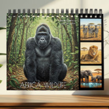 Afrika-Wildtierkalender 2027 / Afrikanische Tiere 