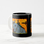 "Afrika! " Zweifarbige Tasse (Vorderseite Links)