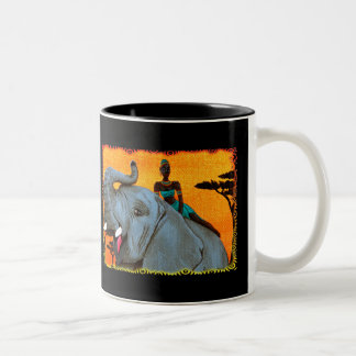 "Afrika! " Zweifarbige Tasse