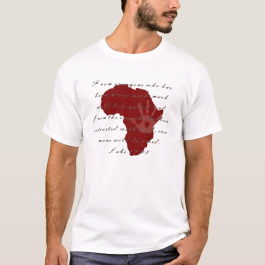 AfrikaAIDS/HIV/Armut-Bewusstseins-Shirt T-Shirt (Vorderseite)