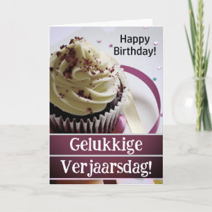 Afrikaans Geburtstagskarte: gelukkige verjaarsdag Karte