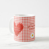 Afrikaans Valentines Valentyn Love Heart Kaffeetasse (Vorderseite Links)