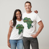 Afrikakarte T-Shirt (Unisex)