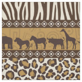 Afrikan Safari-Gewebe Stoff (Muster)