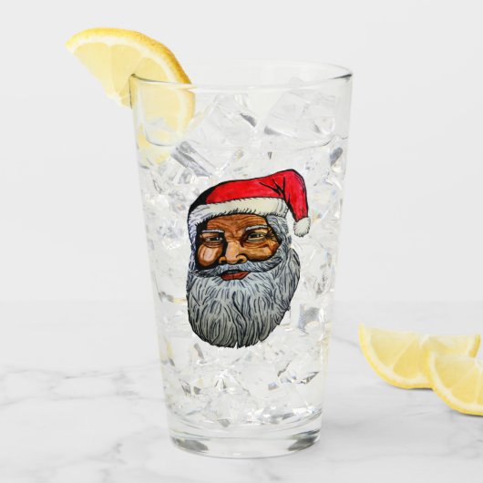 AFRIKANAMERIKANISCHE KRIS KRINGLE GLAS (Vorderseite Ice)
