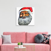AFRIKANAMERIKANISCHE KRIS KRINGLE LEINWANDDRUCK (Insitu (Wohnzimmer))