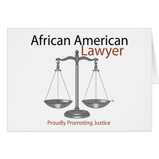 Afrikaner-Amerika-Rechtsanwalt (Vorderseite (Horizontal))