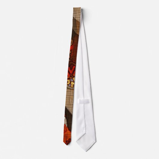 Afrikaner färbt Krawatte (Rückseite)