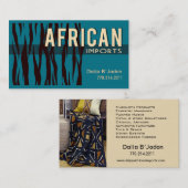 Afrikaner importiert I - Afrocentric Visitenkarte (Vorne/Hinten)