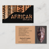 Afrikaner importiert II - Afrocentric Visitenkarte (Vorne/Hinten)